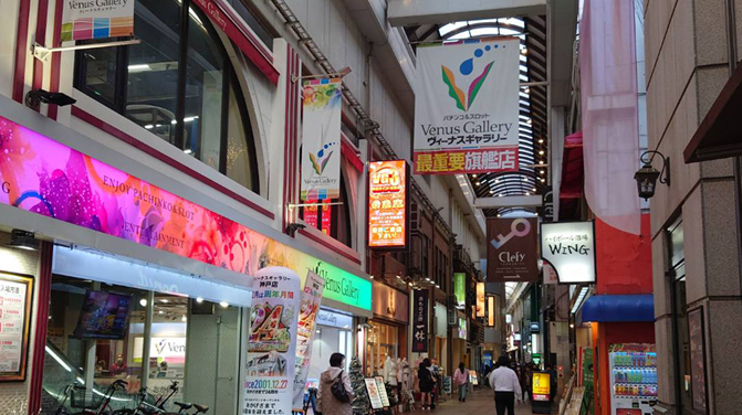 ヴィーナスギャラリー神戸店LEDビジョン